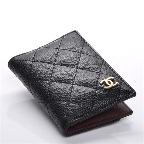 Chanel quilted card holder